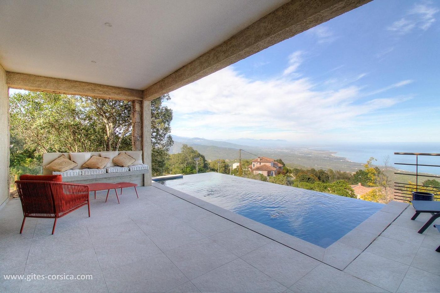 Terrasse avec vue
